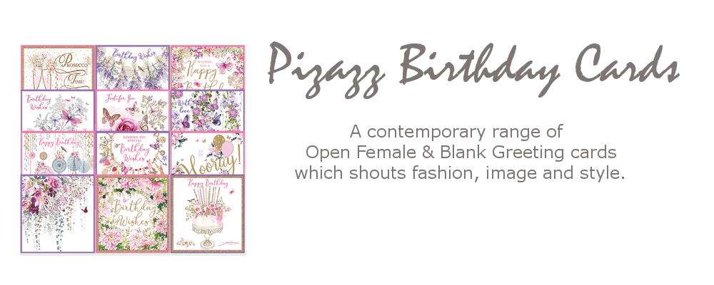 pizzaz- a range of lovely female greeting cards